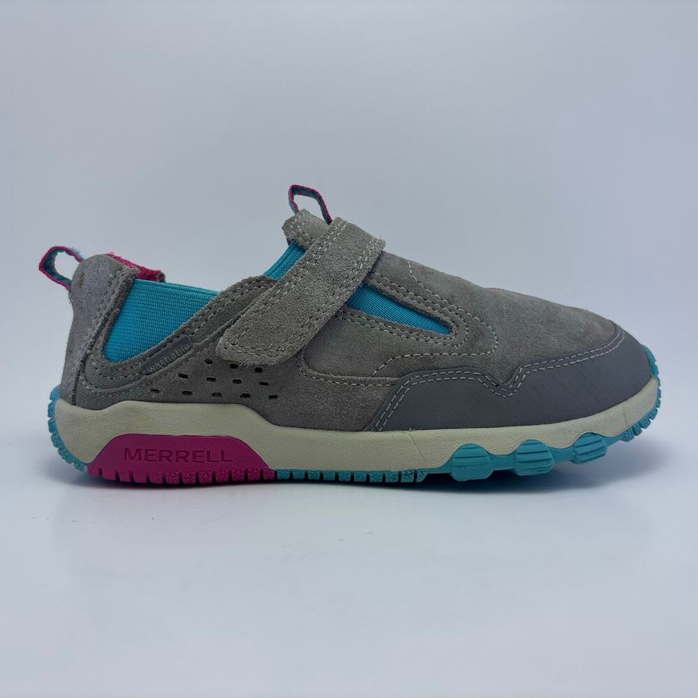 MERRELL "Free Roam Jungle Moc" Slip-On Suede Shoes Youth Size 1M
